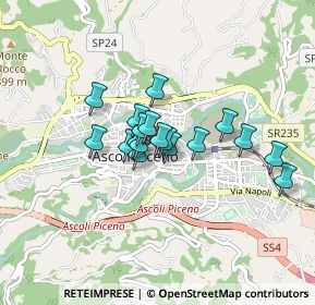 Mappa Via Angelo Ruffini, 63100 Ascoli Piceno AP, Italia (0.58833)