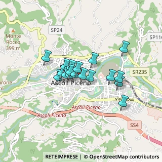 Mappa Via Angelo Ruffini, 63100 Ascoli Piceno AP, Italia (0.62278)