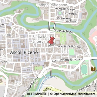 Mappa Corso mazzini giuseppe 65, 63100 Ascoli Piceno, Ascoli Piceno (Marche)
