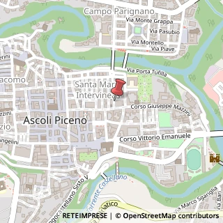 Mappa Via Giuseppe Sacconi, 36, 63100 Ascoli Piceno, Ascoli Piceno (Marche)