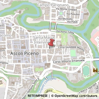 Mappa Corso Giuseppe Mazzini, 251, 63100 Ascoli Piceno, Ascoli Piceno (Marche)