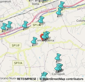 Mappa Via Guglielmo Marconi, 64010 Controguerra TE, Italia (2.8845)