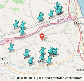 Mappa Via Guglielmo Marconi, 64010 Controguerra TE, Italia (4.694)