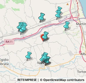 Mappa Via Guglielmo Marconi, 64010 Controguerra TE, Italia (3.99368)