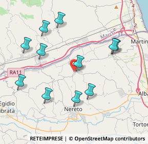 Mappa Via Guglielmo Marconi, 64010 Controguerra TE, Italia (4.37273)