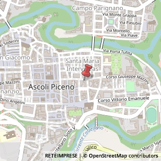 Mappa Corso Giuseppe Mazzini, 237, 63100 Ascoli Piceno, Ascoli Piceno (Marche)