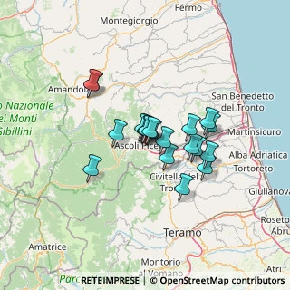 Mappa Via Torino, 63100 Ascoli Piceno AP, Italia (9.612)