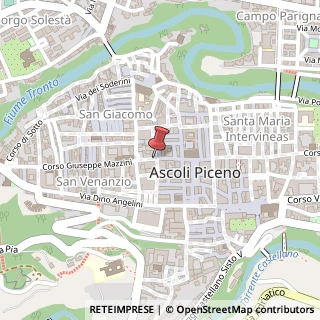 Mappa Corso Giuseppe Mazzini, 108, 63100 Ascoli Piceno, Ascoli Piceno (Marche)