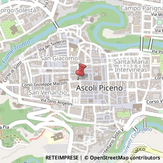 Mappa Corso Giuseppe Mazzini, 104, 63100 Ascoli Piceno, Ascoli Piceno (Marche)