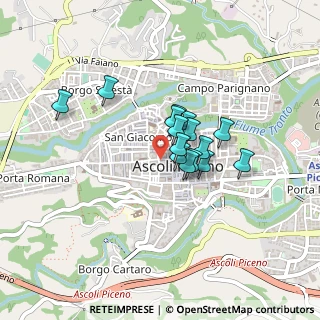 Mappa Via Luigi Dari, 63100 Ascoli Piceno AP, Italia (0.296)