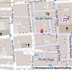 Mappa Via Quinto Curzio Rufo, 63100 Ascoli Piceno AP, Italia (0.02273)