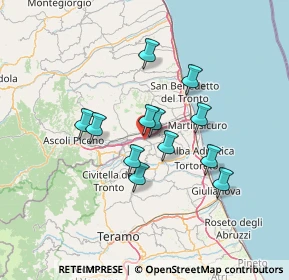 Mappa Contrada Taiano, 64010 Controguerra TE, Italia (11.14667)