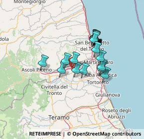 Mappa Contrada Taiano, 64010 Controguerra TE, Italia (11.252)