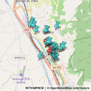 Mappa Via Flaminia Km 140, 06039 Trevi PG, Italia (0.62857)
