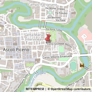 Mappa Corso Giuseppe Mazzini,  279, 63100 Ascoli Piceno, Ascoli Piceno (Marche)