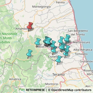 Mappa Via Genova, 63100 Ascoli Piceno AP, Italia (9.5995)