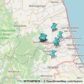 Mappa Via Genova, 63100 Ascoli Piceno AP, Italia (7.68455)