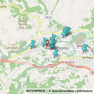 Mappa Via Tullio Lazzari, 63100 Ascoli Piceno AP, Italia (0.64727)