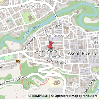 Mappa Corso Giuseppe Mazzini, 63, 63100 Ascoli Piceno, Ascoli Piceno (Marche)