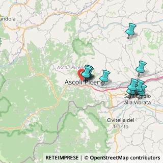 Mappa Rua del Sole, 63100 Ascoli Piceno AP, Italia (7.73917)