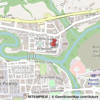 Mappa Via Montello,  31, 63100 Ascoli Piceno, Ascoli Piceno (Marche)