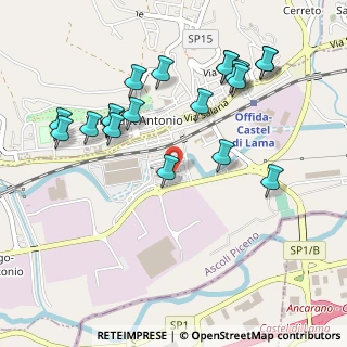 Mappa Via Mutilati e Invalidi del Lavoro, 63100 Campolungo-Villa Sant'Antonio AP, Italia (0.565)