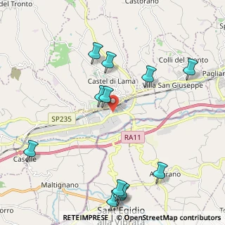 Mappa Via Mutilati e Invalidi del Lavoro, 63100 Campolungo-Villa Sant'Antonio AP, Italia (2.64083)