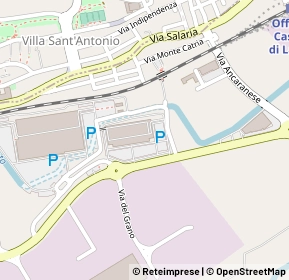 Mappa Via mutilati e invalidi del lavoro, 63100 Castel Di Lama AP, Italia (0.12692)
