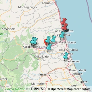 Mappa Via Mutilati e Invalidi del Lavoro, 63100 Ascoli Piceno AP, Italia (12.35786)