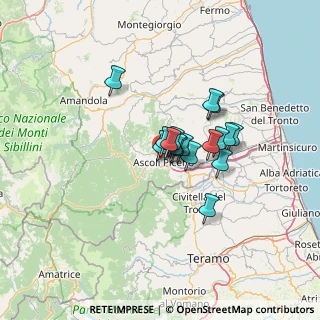 Mappa Via S. Serafino da Montegranaro, 63100 Ascoli Piceno AP, Italia (8.72059)