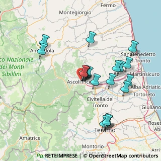 Mappa Via S. Serafino da Montegranaro, 63100 Ascoli Piceno AP, Italia (14.9045)