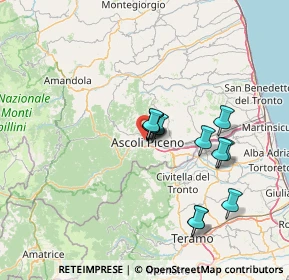 Mappa Via S. Serafino da Montegranaro, 63100 Ascoli Piceno AP, Italia (12.015)