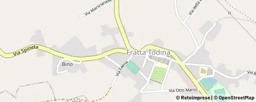 Mappa Fratta Todina