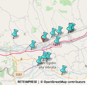 Mappa ZONA INDUSTR. CAMPOLUNGO SNC, 63030 Castel di Lama AP, Italia (3.78538)