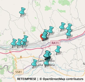 Mappa ZONA INDUSTR. CAMPOLUNGO SNC, 63030 Castel di Lama AP, Italia (3.6985)