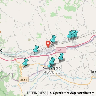 Mappa Viale dei Mutilati del Lavoro Lot, 63100 Campolungo-Villa Sant'Antonio AP, Italia (3.54385)