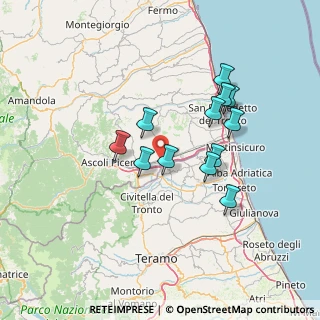 Mappa ZONA INDUSTR. CAMPOLUNGO SNC, 63100 Ascoli Piceno AP, Italia (12.5925)