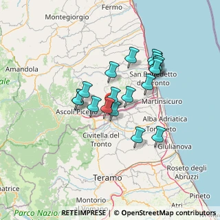 Mappa ZONA INDUSTR. CAMPOLUNGO SNC, 63100 Campolungo-Villa Sant'Antonio AP, Italia (12.00211)