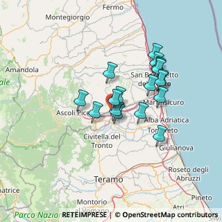 Mappa Viale dei Mutilati del Lavoro Lot, 63100 Campolungo-Villa Sant'Antonio AP, Italia (11.96444)
