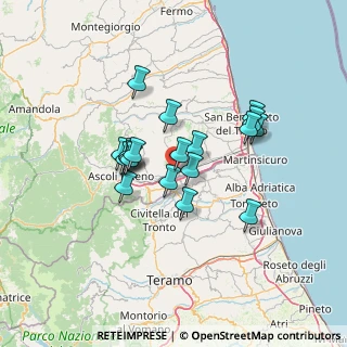 Mappa Viale dei Mutilati del Lavoro Lot, 63100 Ascoli Piceno AP, Italia (11.08474)