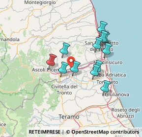 Mappa ZONA INDUSTR. CAMPOLUNGO SNC, 63100 Campolungo-Villa Sant'Antonio AP, Italia (12.5925)