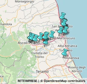 Mappa ZONA INDUSTR. CAMPOLUNGO SNC, 63030 Castel di Lama AP, Italia (11.26947)