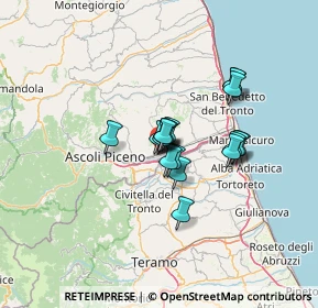 Mappa ZONA INDUSTR. CAMPOLUNGO SNC, 63030 Castel di Lama AP, Italia (8.83778)