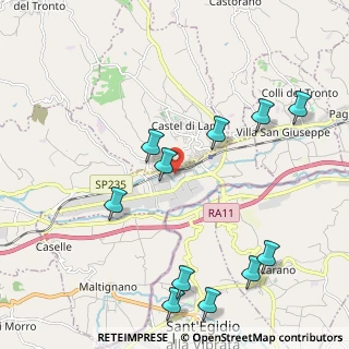 Mappa ZONA INDUSTR. CAMPOLUNGO SNC, 63100 Campolungo-Villa Sant'Antonio AP, Italia (2.53909)