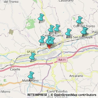 Mappa ZONA INDUSTR. CAMPOLUNGO SNC, 63100 Campolungo-Villa Sant'Antonio AP, Italia (1.86462)