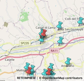 Mappa ZONA INDUSTR. CAMPOLUNGO SNC, 63030 Castel di Lama AP, Italia (2.796)