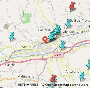 Mappa ZONA INDUSTR. CAMPOLUNGO SNC, 63030 Castel di Lama AP, Italia (2.9185)