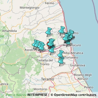 Mappa Centro Commerciale Città delle Stelle, 63100 Ascoli Piceno AP, Italia (10.0225)