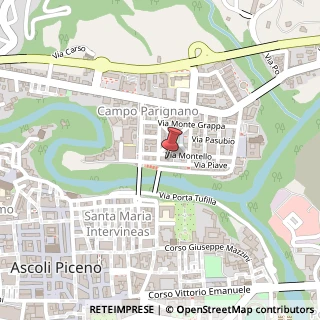 Mappa Via Piave, 8, 63100 Ascoli Piceno, Ascoli Piceno (Marche)