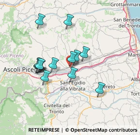 Mappa 234Ma Zona Industriale Campo Go, 63030 Castel di Lama AP, Italia (6.33071)